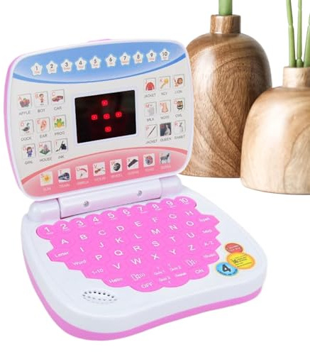 Lern-Laptop: Der Lern-Lerncomputer für Kinder für Kinder mit Musik, interaktives Lehrgerät, Frühentwicklungswerkzeug mit lustigen Aktivitäten