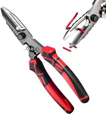 Cizallas para Cortar Metal,Cortador De Aviación - Cizallas para Cobre | Para Chapa Metálica, Estaño, Construcción Industrial, Aluminio Y Alambre De Cobre