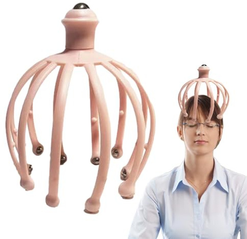 Huvudmassageapparat | Huvudmassageapparat Octopus Claw | hårbottenmassageapparat, för att slappna av hårbotten, massageklor, bärbar massageapparat för huvudrepor