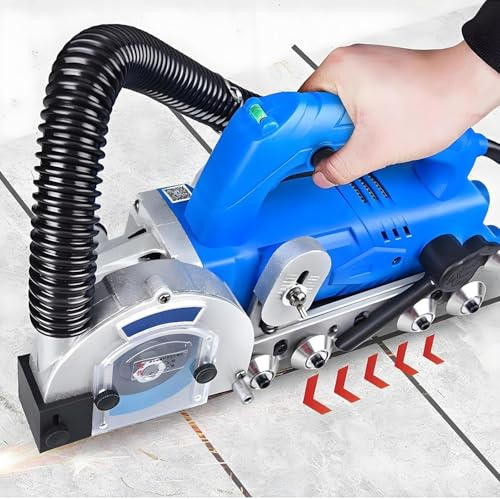 Nettoyeur de joints électrique, outil pour joints de carrelage, machine de nettoyage de joints de carrelage électrique avec rebond automatique, 9000 tr/min, aspiration automatique, raclage des bords