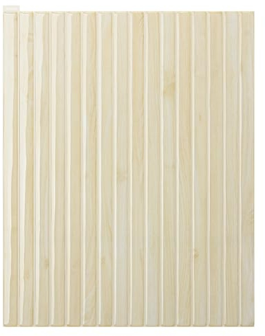 Art3d 3D Selbstklebende Wandfliesen Holzmaserung Lamellenoptik 29 x 23 cm