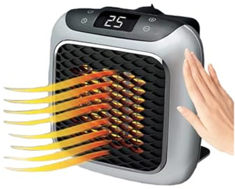 2026 Heatflash Svedese,Riscaldatore Plug-In a Basso Consumo Energetico Per Uso Domestico, Compatto e Portatile, Con Riscaldamento Rapido In 3 Secondi e Display Digitale Lcd.