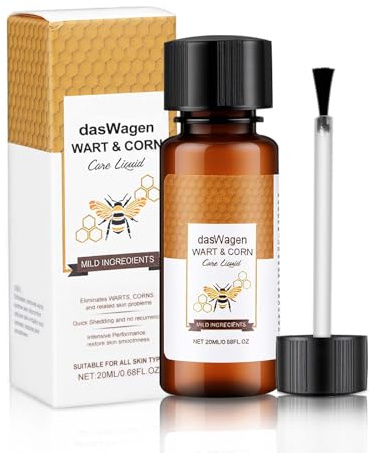dasWagen Skin Tag Remover & Wart Remover, Fast-Acting Freeze Off Treatment with Bee Venom & Salicylic Acid, Herbal Skin Tag Removal for Common & Plantar Warts, Callus Remover for Hands, Feet & Body