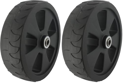 Greenstar Ruota per Tosaerba AL-KO MKL D12, 200 mm, Plastica (Confezione da 2)