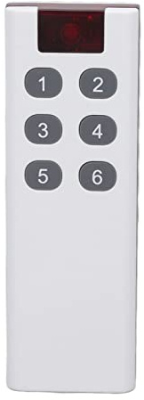 FTVOGUE Telecomando Universale Wireless con Codice di Apprendimento, Trasmettitore 433 MHz Ad Alta Potenza da 1000 M per Porte da Garage, Allarmi Auto, Domotica (6 chiavi)
