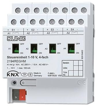 Knx Fluoreszenz-Regler, 4 Kanäle