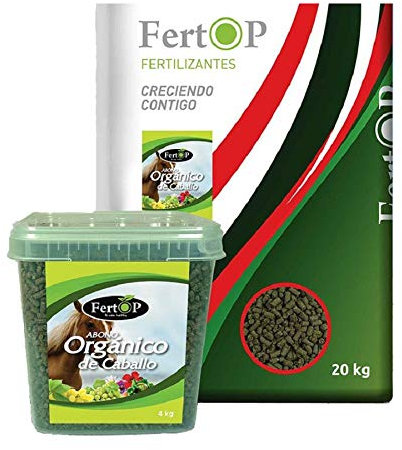 FERTOP Abono Ecológico Orgánico de Caballo en Pellets, 3,5 kg