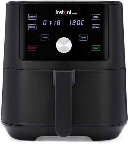 Instant Pot Vortex Freidora de Aire Eléctrica 4 en 1 con Multifunción de Freidora de Aire, Repostería, Asar y Calentar – 1700 W – 3,7 L