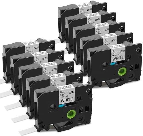 Unistar kompatibel Schriftband als Ersatz für Brother TZe-231 PTouch Bänder (10)