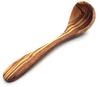 Mini Kelle Länge 17 cm Suppenkelle Schöpflöffel Saunakelle Saunalöffel Aufgusskelle handgemacht aus Olivenholz