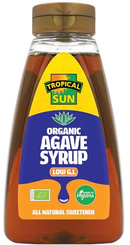 Tropical Sun Organic Agave Syrup, 370g (Pack of 1)