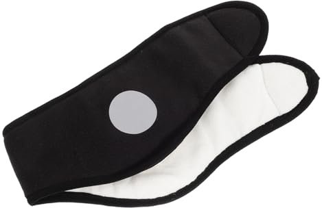 Holibanna Comfortable Sleeping Earmuff Headband with Adjustable Hook and Loop Design Soft Velvet Lining for No Pressure for Winter Outdoor Activities and Travel Earmuffs for Adults