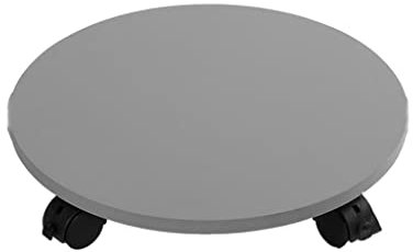 BOSHYUM Supporto per Piante, portavaso per Piante, Vassoio per Acqua, Carrello Rotondo per Piante, Vassoio per vasi di Fiori, Carrello con Ruote per Piante, Base per vasi di Fiori