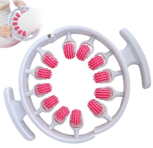 Manuelles Anti-Cellulite Massagegerät,360° Massageroller Beine Mit Griff,Bein massage roller,Abnehmbare Massageköpfe und Rollen zum Anheben,Massage-Roller für Oberschenkel, Gesäß, Hautstraffung
