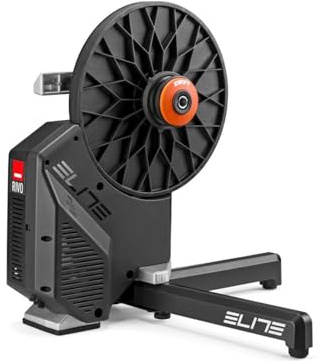 Elite Rivo Smart Trainer Zwift Ready - Direktantrieb Rollentrainer mit Virtuellem Schalten, ±2,5% Leistungsgenauigkeit, WiFi + Bluetooth, Leiser Betrieb, Kompakt Faltbar, COG & Click Inklusive
