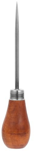 Gatuida Punteruolo da Legatoria con Manico in Legno Ergonomico Strumento Multifunzionale per Rilegatura Libri Tessitura e Lavorazione Pelle Leggero e Portatile per Artigianato Fai da