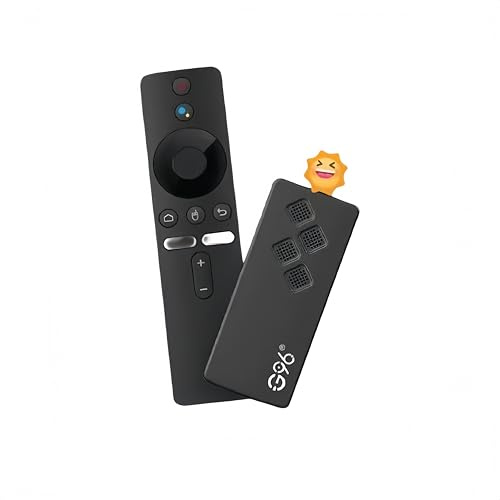 Flixy™ Smart TV Stick – 4K Ultra HD HDMI Streaming Gerät Free- ohne ABO, mit Sprachfernbedienung Steuerung für grenzenloses Entertainment