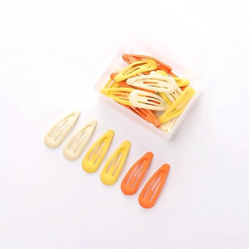 30 pcs Barrettes Cheveux Bébé Fille, 3 cm Mini Pinces Métal pour Cheveux Fins, Barrettes Colorées pour Tout-Petits