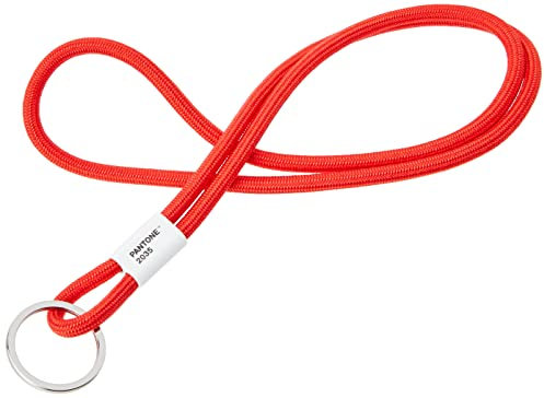 Pantone Design-Schlüsselband Key Chain Long | Schlüsselanhänger robust und Farbenfroh | lang | Red 2035 | rot