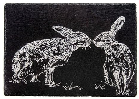 Slate Cheese Board - Kissing Hares - Crafted in Scotland