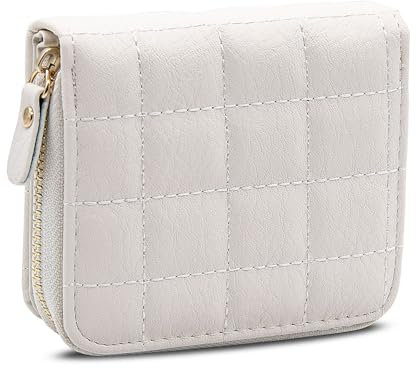 LJCZKA Geldbörse Damen Klein PU Leder, Kleine Brieftasche Damen mit Münzfach, Große Kapazität, 8 Kartenfächer und 2 Fächer