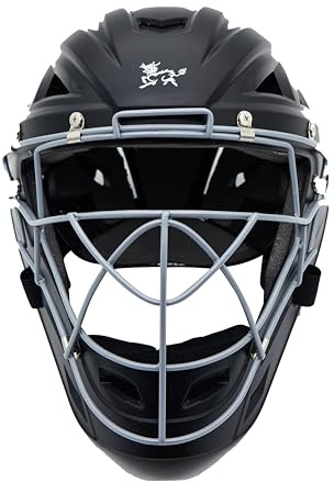 Jadekylin Baseball-Fanger-Helm, matt, Größe S, 150 - 17,8 cm, Schwarz