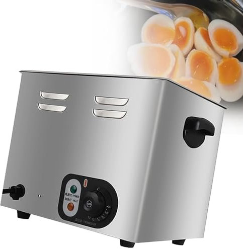 SACLMD Cocedor de Huevos eléctrico,Cocedor de Huevos fácil eléctrico,Cocine sin Esfuerzo 60 Huevos con Aguas Termales,Máquina de Huevo Medio cocido para Huevos pasados por Agua,220V