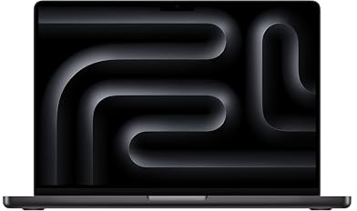 Apple 2023 MacBook Pro Laptop M3 Pro Chip mit 11‑Core CPU, 14‑Core GPU: 14,2 Liquid Retina XDR Display, 36 GB gemeinsamer Arbeitsspeicher, 512 GB SSD Speicher. Funktioniert mit iPhone, Space Schwarz