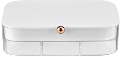 NOENNULL Scatola Portagioielli, 30 Griglie Organizzatore per Smistamento Gioielli in Plastica di Grande capacità Portagioie in Plastica Trasparente Organizzatore Portaoggetti per Collane