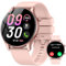 Smartwatch Donna, 1.39 Orologio Smartwatch Donna con Effettua/Risposta Chiamate, Fitness Tracker con 120+ Sportive, Contapassi/SpO2/Cardiofrequenzimetro, IP68 Smart Watch per Android iOS (Rosa rosa)