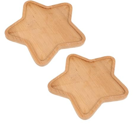 HAWILLOSCH 2stücke Handgefertigtes DIY Bambustablett Befüllbarer Teller Für Bastelsets Für Erwachsene Und DIY-Dekoration Für Zuhause