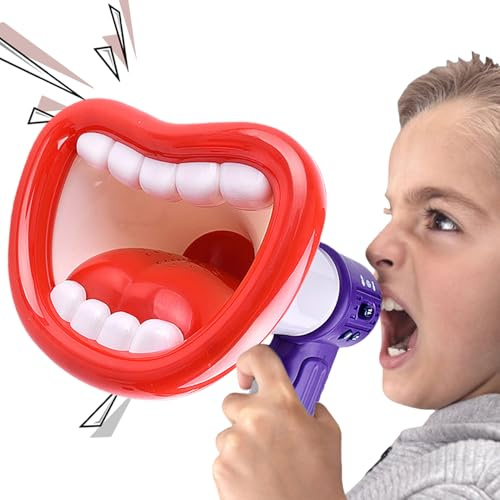 Lufthörner für die Sicherheit, tragbares Megafon-Spielzeug, Tiny Megaphon Konferenzgerät, EW einzigartig und unterhaltsam und einzigartig entwickelnd, erleben Sie Kid Tricky Toy für Mädchen