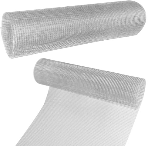 1m X 10m Hasendraht 100cm Hasengitter Volierendraht 12x12mm Maulwurfgitter Wühlmausgitter Für Hochbeet Zaun Hühnerdraht Maschendrahtzaun Kaninchendraht 0,7 mm Verzinkt Drahtgitter