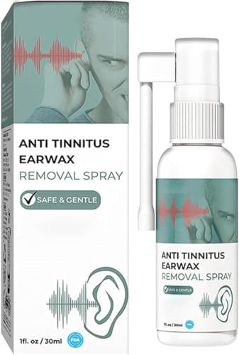 Hearing Restoration Spray, Earwax Cleaning, Medilisk Tinnitus Relief Spray for Ear, Natural Relief for Ringing Ears (1)