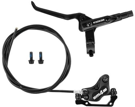 Homeponnew Kit de frein à disque d'huile à quatre pistons pour vélo – Alliage d'aluminium, paire de 710 g, compatible avec standard A-Pillar 75 mm et B-Pillar 51 mm