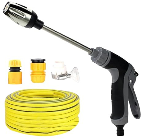 Idropulitrice per tubo 'acqua, potente spruzzatore per tubo 'acqua, ugello ad alta pressione per esterni, giardini, cortili, terrazze