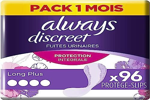 96 St. always Discreet Inkontinenz Slipeinlage Long Plus 24er Pack x 4