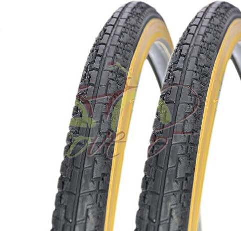 2 Copertoni 700 X 32 28 x 1 5/8 x 1 1/4 (32-622) NeroPara Per City Bike, Stradale, Trekking, Vintage | Pneumatici Stradali Neri In Gomma Bici