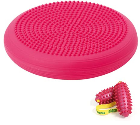TOGU Brasil berry Workout Set mit Dynair Ballkissen Senso 33 cm pink