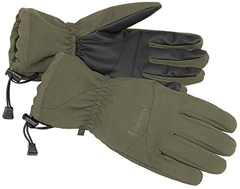 Pinewood 1127 Padded 5-Finger Handschuh Dunkel Grün (103), Grau Melange