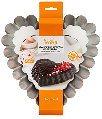 Decora 0075039 STAMPO CUORE DECORATO Ø 24 X 5 H CM ANTIADENTE