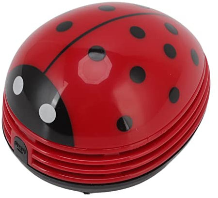 TOPINCN Mini Aspirateur à Miettes, Balayeuse de Bureau Portable Balayeuse à Miettes de Table sans Fil de Bureau Dessin animé Aspirateur de Poussière de Bureau Balayeuse de Déchets de