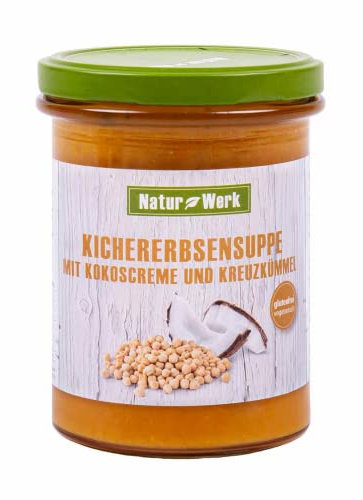 Naturwerk Kichererbsen - Kokos - Suppe 380 ml