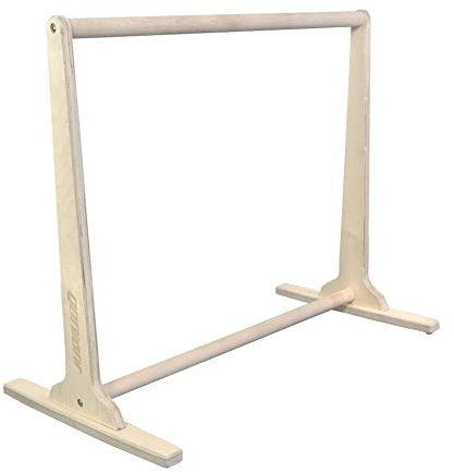 GORILANT Barren-Station für Front Lever | Extra breite Basis für Calisthenics | Länge 105cm | Birkenholz