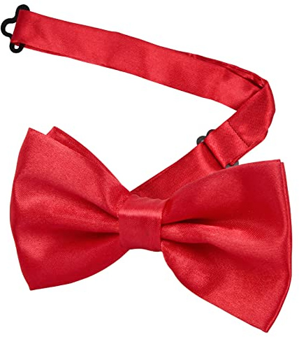 HoaaiGo Noeud Papillon Homme Rouge Noeud Papillon Pré-noué Élégant Nœud Papillon Réglable Classique Formel Nœud Papillon pour Mariage Festival Fête Noël Cadeau pour Hommes et Enfants