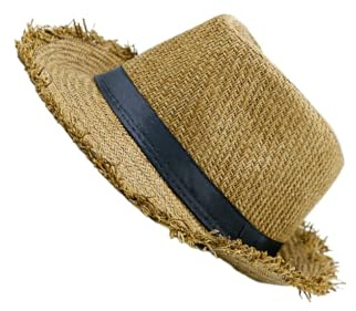 CLSSLVVBN Cappello di paglia a Per tesa larga Sun At Bay per un look estivo elegante Cappello da spiaggia semplice Cappello da sole Accessorio estivo leggero e traspirante, cachi