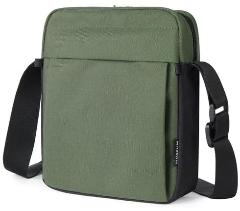 MAVHVAM DUMPACK Shoulder Bag Water Repellent Messenger Bags with Adjustable Shoulder Strap and Reflective Zipper Rope