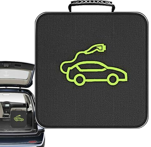 Ev Charging Cable Storage Bag,Electric Vehicle Charging Cable Organizer Bag - Waterproof Carry Bag, Electric Car Charger Case for Ev Charging Cables, Electric Vehicles, Ev Cables