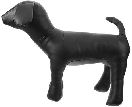 ROMISBABA Haustiermodell Hunde Schaufensterpuppe Hundestatuen Schaufensterpuppe Hundesitterpuppe Schaufensterpuppe Für Hunde Haustier-Display Haustierkostü -ausstellungsmodell Black