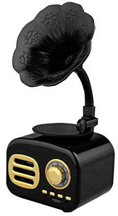 erkebspm Record Players, Music Box Vintage Retro Speaker Gramophone Bluetooth Record Player Turnable Radio Stereo Sound Box (Vintage Phonograph)